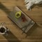 Rustic Natural Tree Log Wooden Rectangular Shape Serving Tray Cutting Board